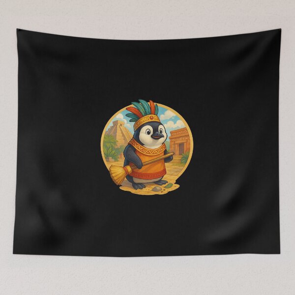 Item preview, Aztec Penguin designed and sold by Fort Galaxy.