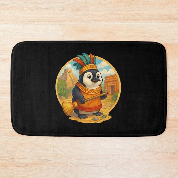 Item preview, Aztec Penguin designed and sold by Fort Galaxy.