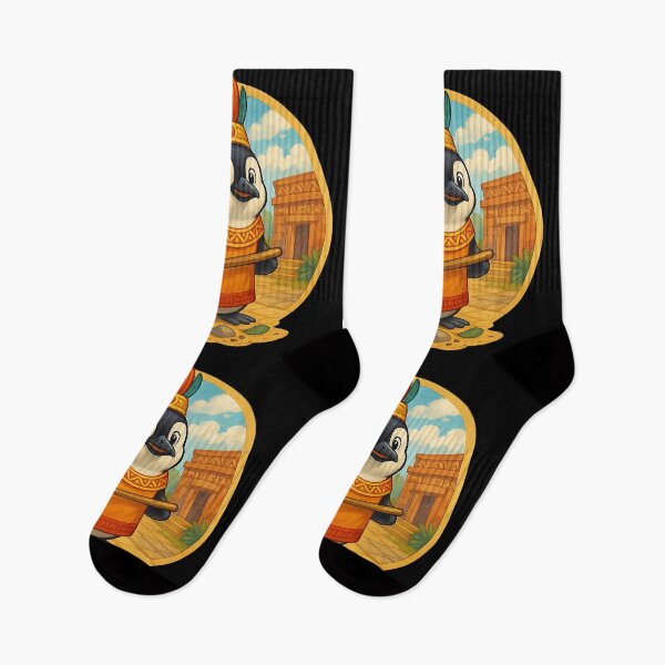 Item preview, Aztec Penguin designed and sold by Fort Galaxy.