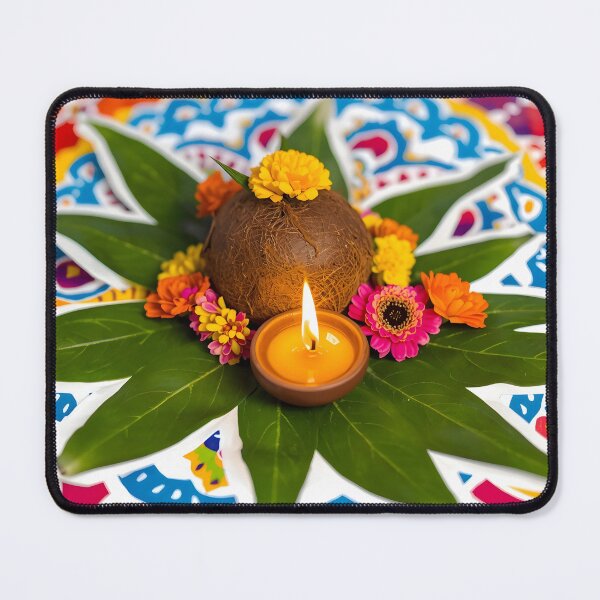 Item preview, Navratri Mandala Design Sticker designed and sold by Teewave-Ashish.