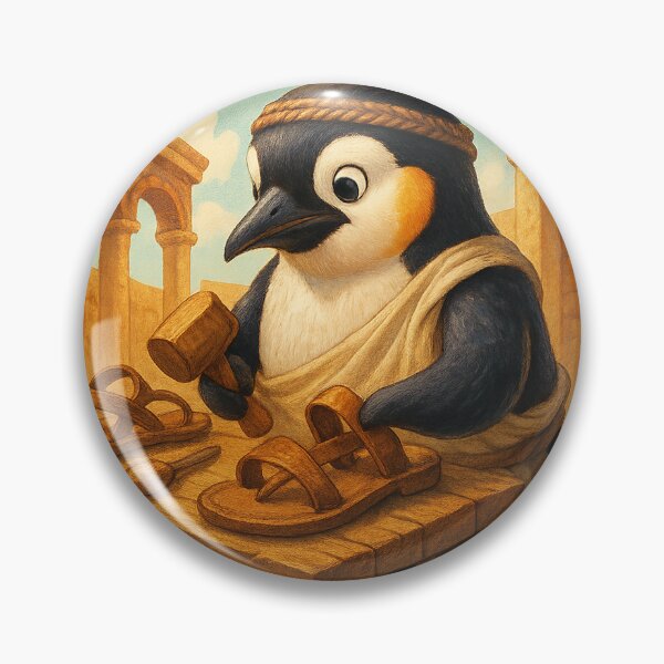 Item preview, Ancient Sandal Maker Penguin designed and sold by Fort Galaxy.