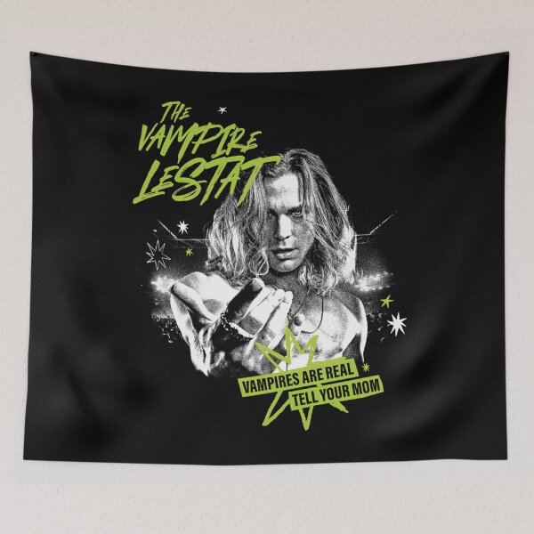 Item preview, The Vampire Lestat Tour Merch Portrait Vampires Are Real Tell Your Mom designed and sold by JacobVarghese.
