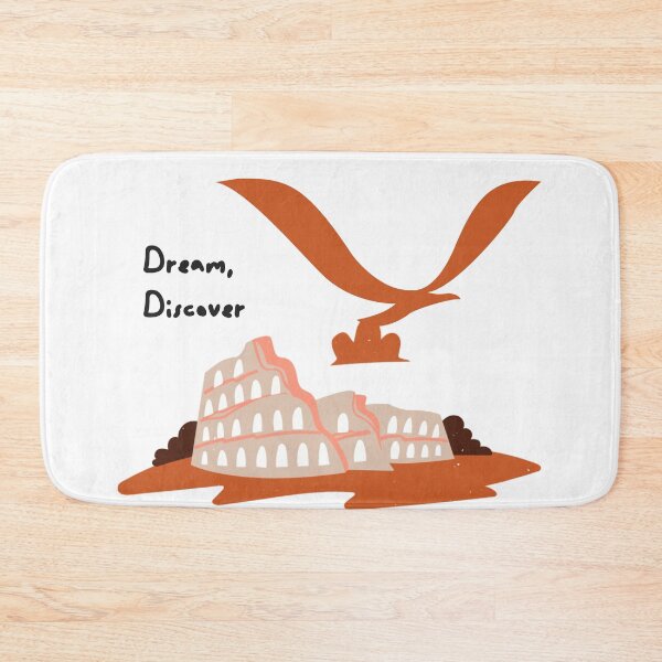 Item preview, Colosseum Rome Travel Art - Dream & Discover Illustration designed and sold by AuraLoft.