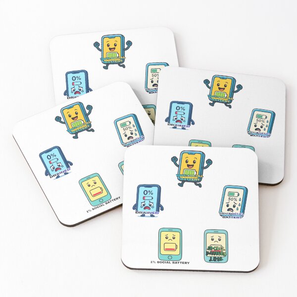 Item preview, Social Battery Series Collection Introvert Mood Energy Levels Sticker Set designed and sold by LumereAndCoeur.