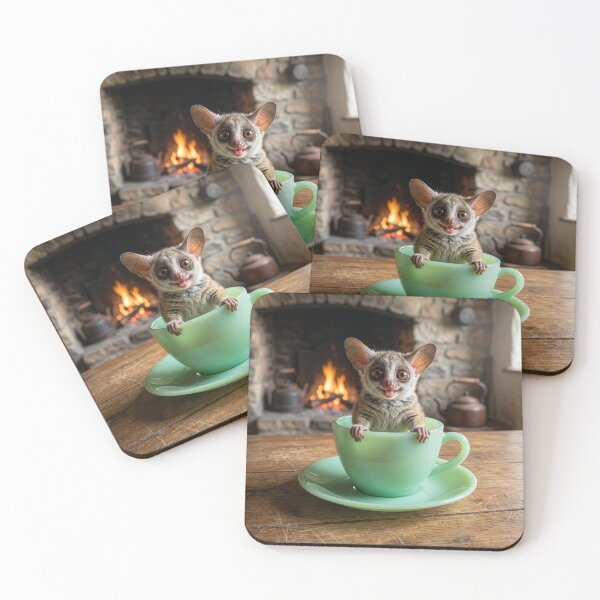 Item preview, Bush Baby in a Tea Cup designed and sold by Tridentulus.