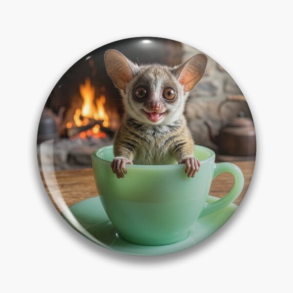 Item preview, Bush Baby in a Tea Cup designed and sold by Tridentulus.