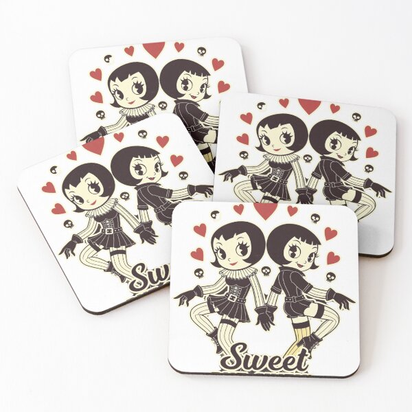Item preview, Sweet but Sinful Rubber Hose Goth Girls – Cute Dark Vintage Cartoon Aesthetic designed and sold by ShirtsOfDeath.