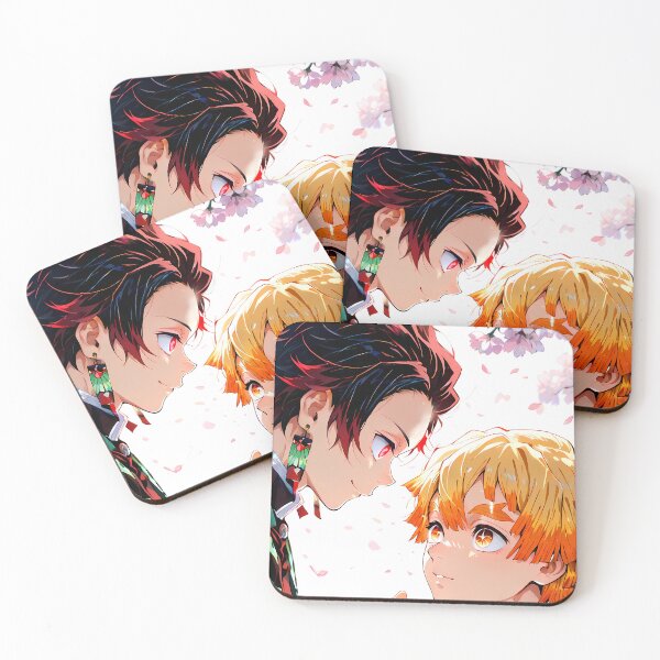 Item preview, Zenitsu Agatsuma Demon Slayer Dramatic Duo Spring Portrait designed and sold by mildaclairmo.