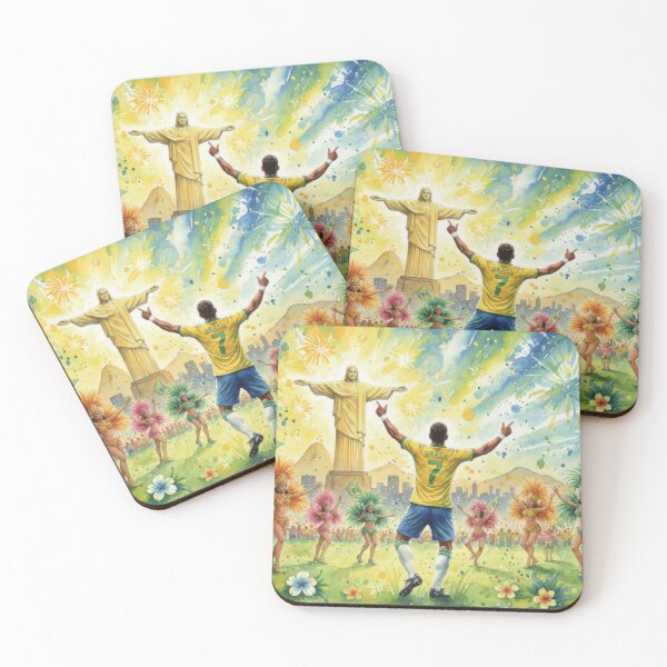 Item preview, Brazil Celebration in Rio with Cristo Redentor Socer Vibes designed and sold by BrickByDream.