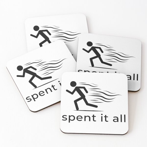 Item preview, Spent It All Funny Meme Minimalist  designed and sold by Pollock.