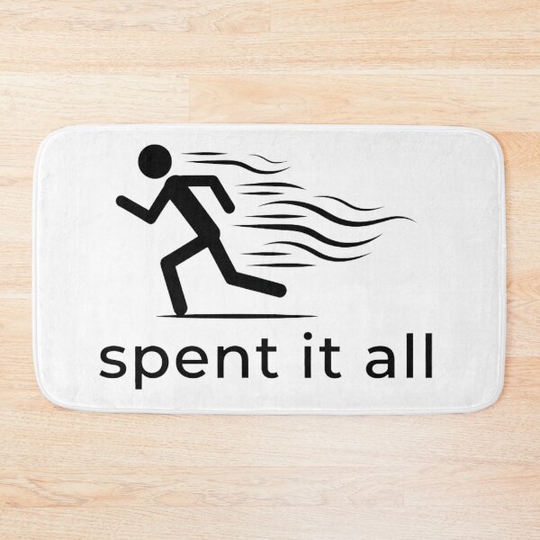 Item preview, Spent It All Funny Meme Minimalist  designed and sold by Pollock.