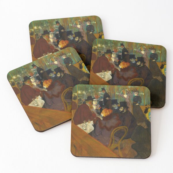 Item preview, Post-Impressionist Painting Vintage Paris Cafe Scene for Fine Art Lovers designed and sold by RickE.