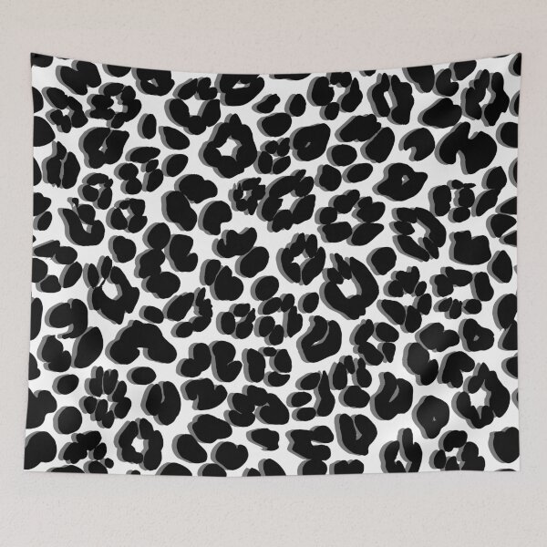 Item preview, synth leopard gray black designed and sold by quinnhopp.