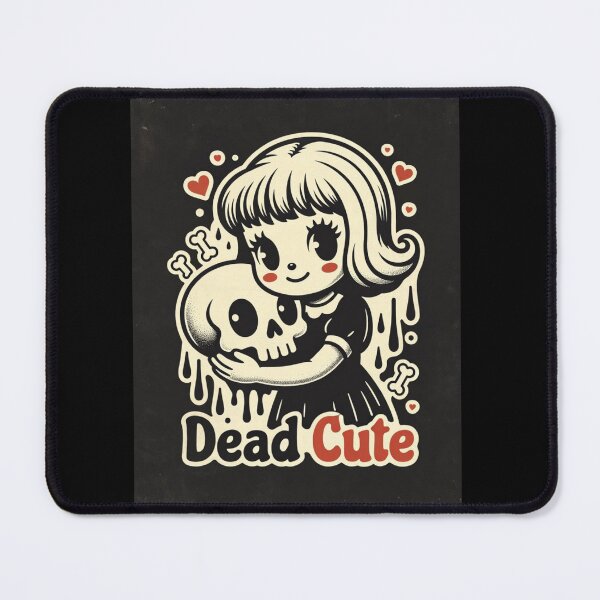 Item preview, Dead Cute Rubber Hose Goth Girl – Creepy Kawaii Vintage Cartoon Design No.1 designed and sold by ShirtsOfDeath.