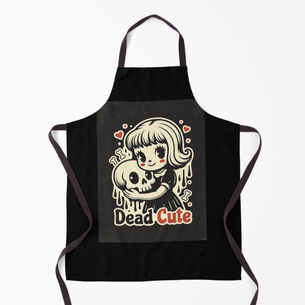 Item preview, Dead Cute Rubber Hose Goth Girl – Creepy Kawaii Vintage Cartoon Design No.1 designed and sold by ShirtsOfDeath.