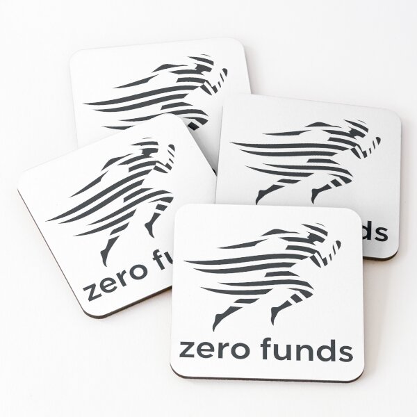 Item preview, Zero Funds Funny Minimalist Meme  designed and sold by Pollock.