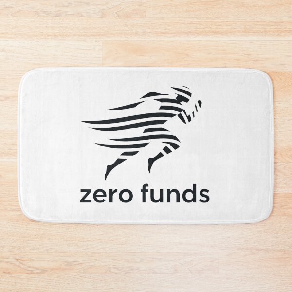 Item preview, Zero Funds Funny Minimalist Meme  designed and sold by Pollock.