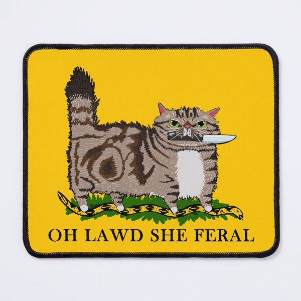 Item preview, Oh Lawd She Feral Brown Tabby designed and sold by KilkennyCat Art.