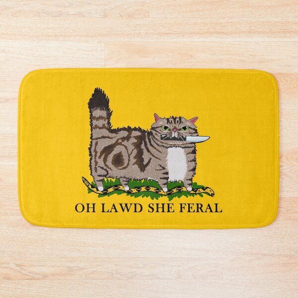Item preview, Oh Lawd She Feral Brown Tabby designed and sold by KilkennyCat Art.