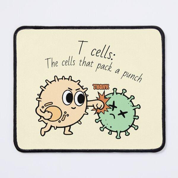 Item preview, Cute T-Cell - The cells that pack a punch designed and sold by MicroMarket.