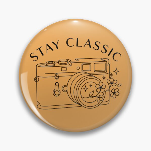 Item preview, Stay Classic Minimalist Vintage Camera Old School Retro designed and sold by Aura.Prints.