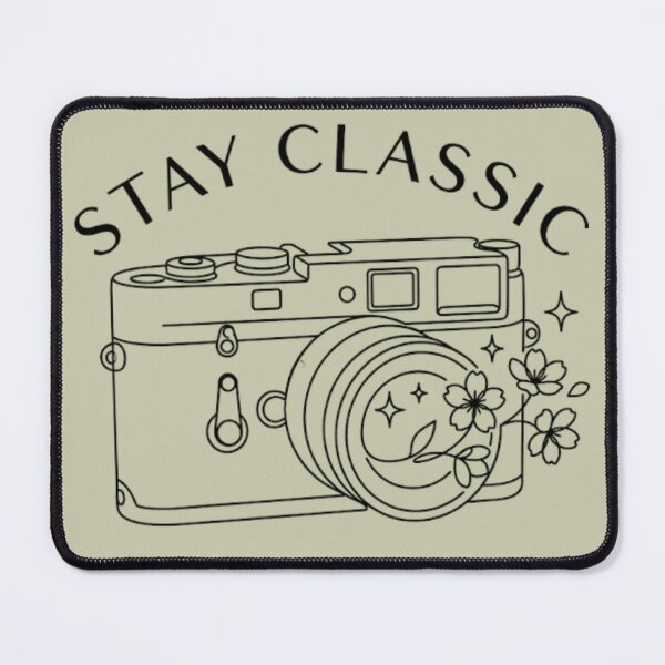 Item preview, Stay Classic Minimalist Vintage Camera Old School Retro designed and sold by Aura.Prints.
