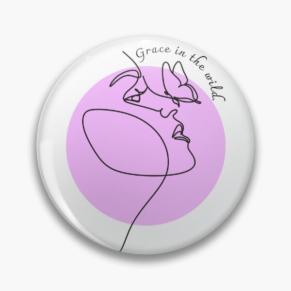 Item preview, Grace in the Wild - Minimalist Line Art Woman & Butterfly designed and sold by AuraLoft.