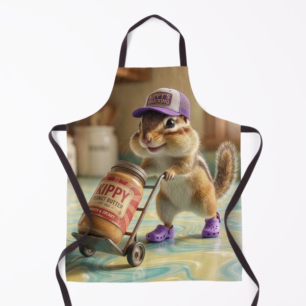 Item preview, Chipmunk Delivers a Jar of Peanut Butter designed and sold by Tridentulus.