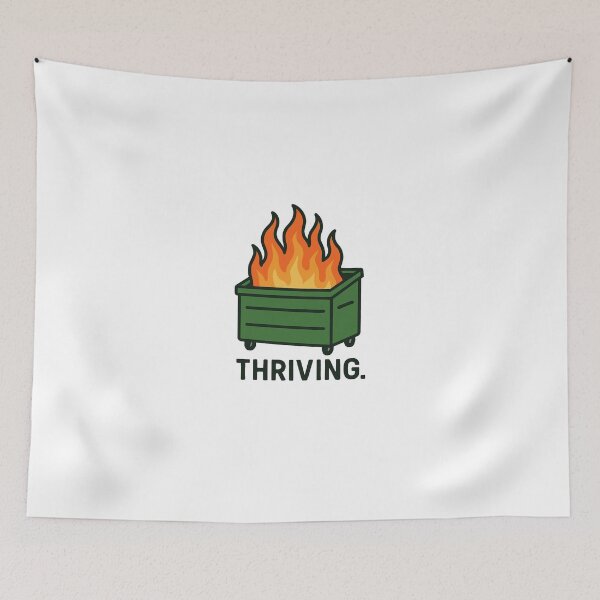 Item preview, Dumpster Fire  designed and sold by Loading----.