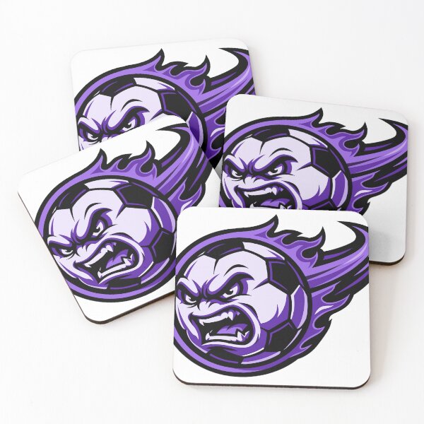 Item preview, Flaming Soccer Ball - Purple designed and sold by Kevin Nelson.