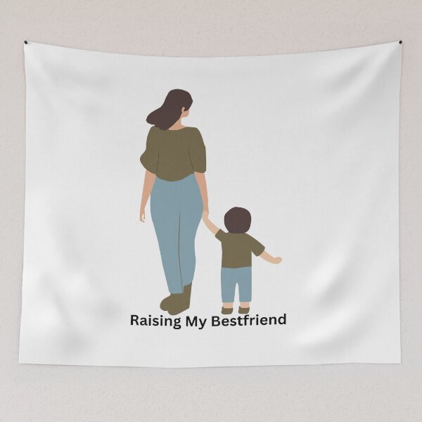 Item preview, Raising My Best Friend Mom Love Design designed and sold by CozyMomDesigns.