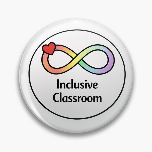 Item preview, Inclusive Classroom Rainbow Infinity Neurodiversity Teacher Special Education Inclusion Symbol designed and sold by SirensSageStone.