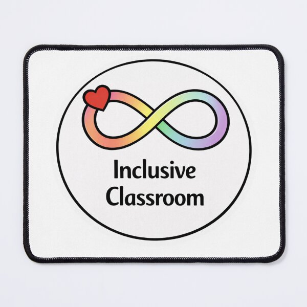 Item preview, Inclusive Classroom Rainbow Infinity Neurodiversity Teacher Special Education Inclusion Symbol designed and sold by SirensSageStone.