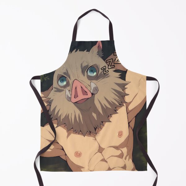 Item preview, Inosuke Hashibira Demon Slayer Sleepy Boar Mask Zzz Funny designed and sold by 108Recordings.