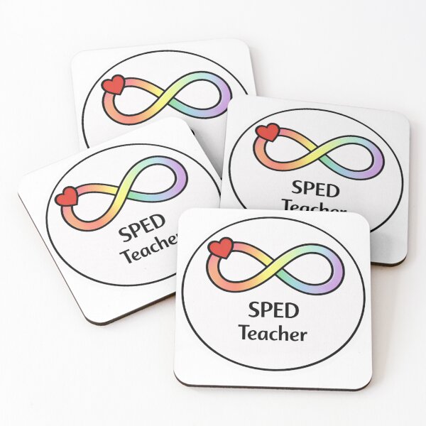 Item preview, SPED Teacher Rainbow Infinity Neurodiversity Special Education Inclusion Symbol Gift designed and sold by SirensSageStone.