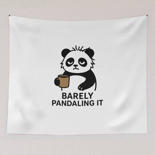 Item preview, Barely Pandaling It designed and sold by Loading----.