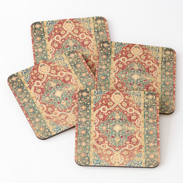 Item preview, Silk Kashan Persian Rug Print designed and sold by Vicky Brago-Mitchell®.