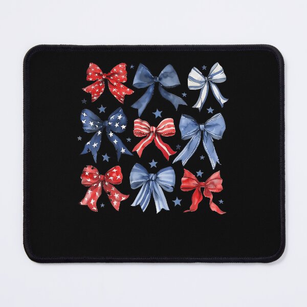 Item preview, 4th of July America Patriotic Bow Ribbon designed and sold by Boutkimaewab.