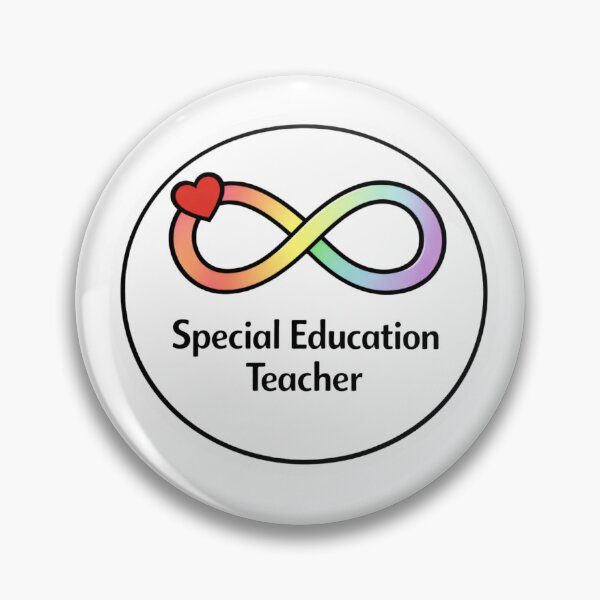Item preview, Special Education Teacher Rainbow Infinity Neurodiversity Inclusion Autism Symbol Gift designed and sold by SirensSageStone.