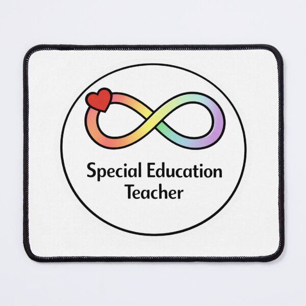 Item preview, Special Education Teacher Rainbow Infinity Neurodiversity Inclusion Autism Symbol Gift designed and sold by SirensSageStone.