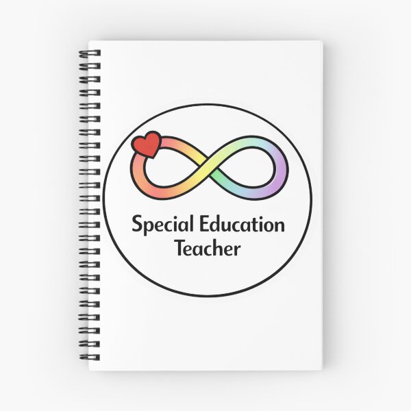 Item preview, Special Education Teacher Rainbow Infinity Neurodiversity Inclusion Autism Symbol Gift designed and sold by SirensSageStone.