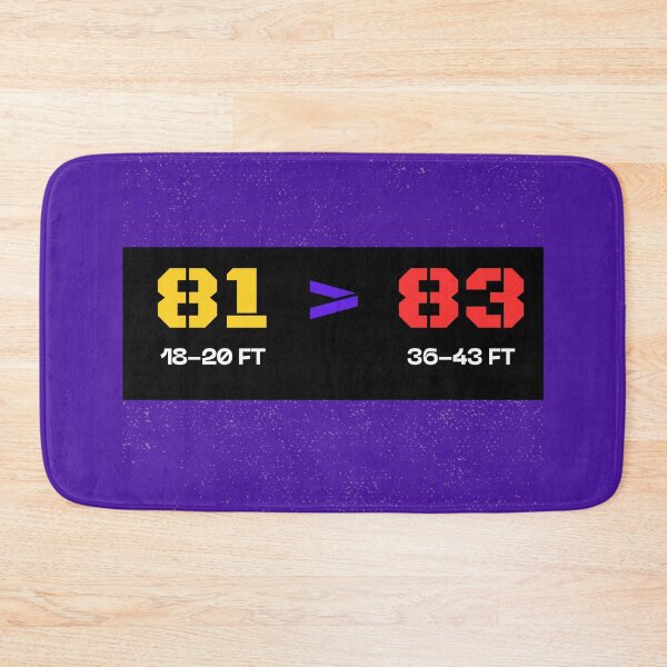 Item preview, Kobe Bryant vs. Bam Adebayo 81>83 pt stats Free Throws  designed and sold by LAKERSIN5.