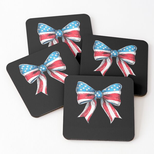 Item preview, Coquette Bow American Flag 4th Of July Vintage Patriotic designed and sold by Boutkimaewab.