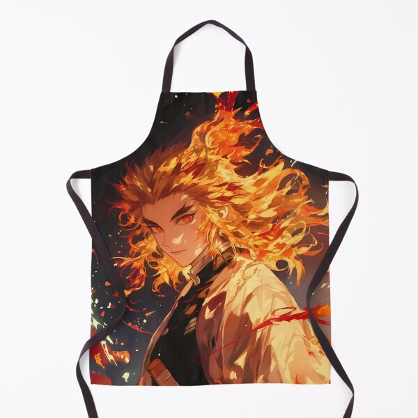 Item preview, Kyojuro Rengoku Demon Slayer Fiery Smile Night Glow designed and sold by 108Recordings.