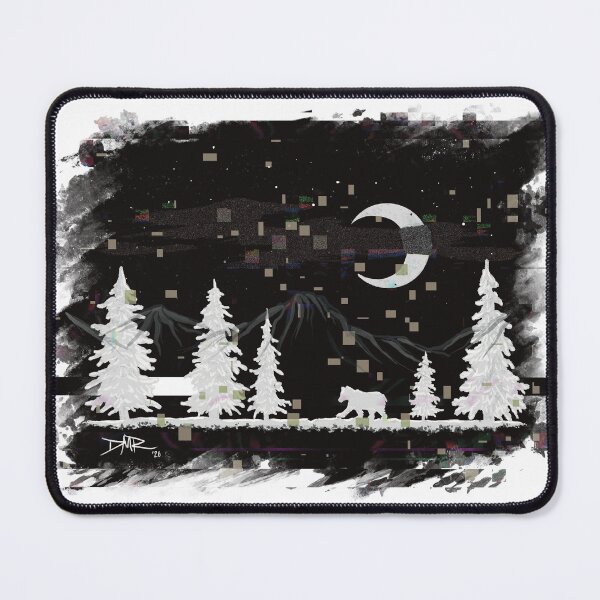 Item preview, Glitchy Mountain Sky designed and sold by Dorothymr.