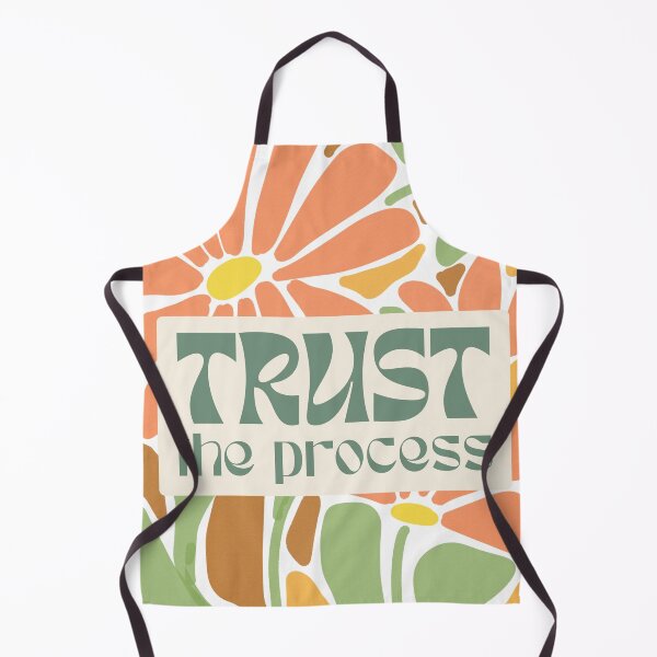 Item preview, Trust the Process Affirmation Art, minimalist flower art designed and sold by Art by Kristie.
