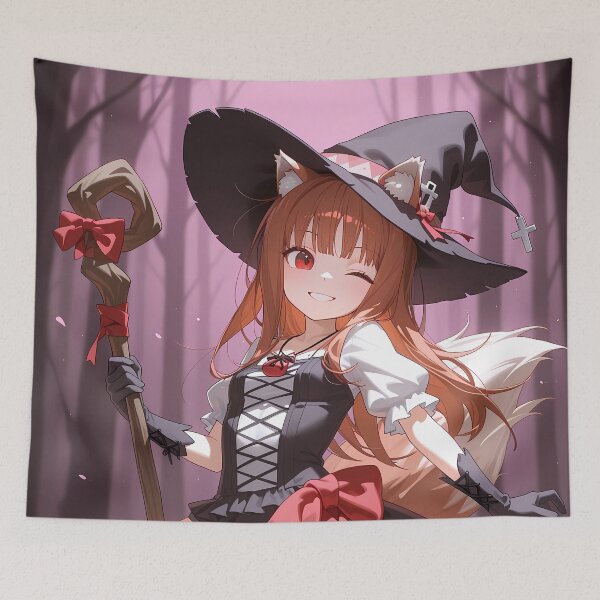 Item preview, Holo spice and wolf Witch Forest Wink Moonlight Magic designed and sold by 108Recordings.