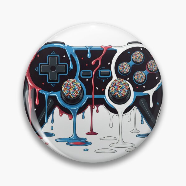 Item preview, Colorful Dripping Gaming Controller T-Shirt, Gamer Gift, Video Game Lover Graphic Tee designed and sold by OlyvieArt.