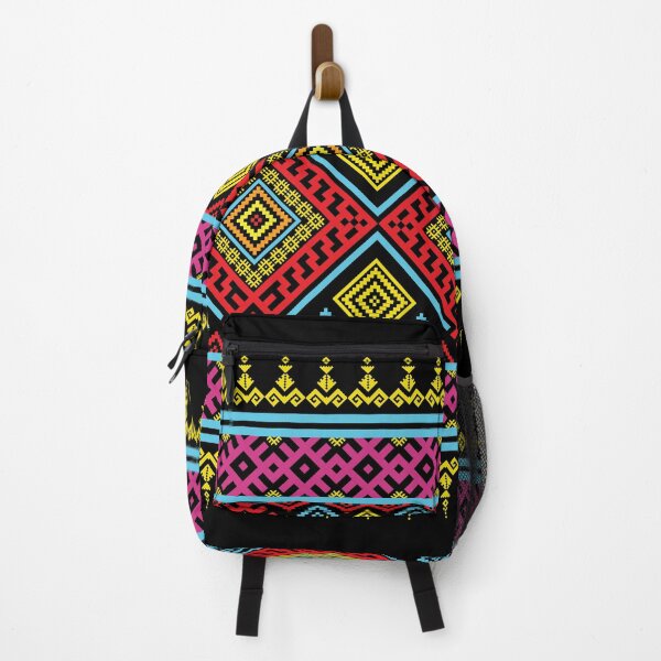 Item preview, Colorful Geometric Tribal Pattern Border designed and sold by PowerAntShop.
