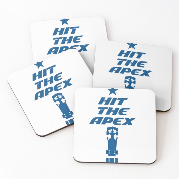 Item preview, Hit the Apex Minimal Racing Line Design designed and sold by ReubenGDesigns.